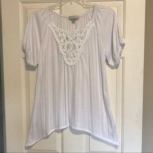 Carolyn Taylor White With Silver Studs Large Tunic